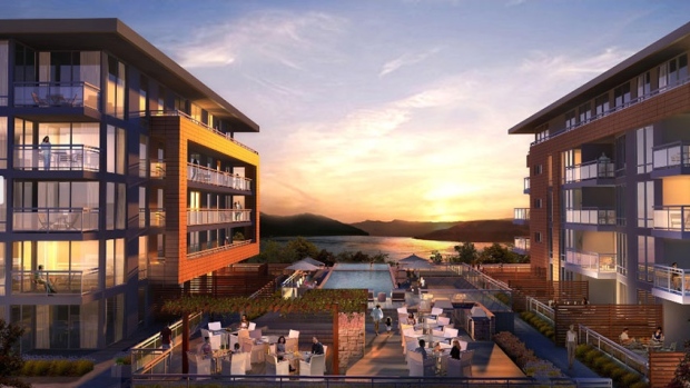 Image: In the Okanagan, Meiklejohn says big buildings are coming back to life with more people wanting to build multi-family housing projects. Courtesy of Meiklejohn Architects, CBC